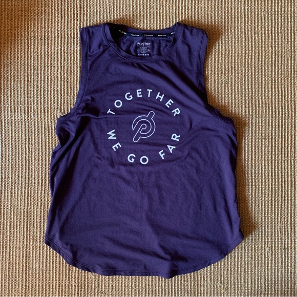 Peloton Together We Go Far Tank Top Women’s Small, Purple, Lululemon - Picture 2 of 5